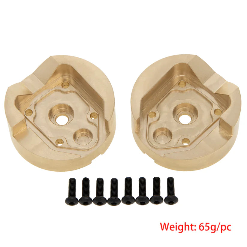 Meus Racing Brass Front Outer Portal Housing For Axial 1/18 UTB18 - HeliDirect