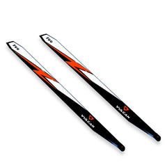 VULCAN ROTORS Precision Main Rotor Blades 700mm (Orange) free gift 105mm Tail Blades