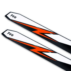 VULCAN ROTORS Precision Main Rotor Blades 700mm (Orange) free gift 105mm Tail Blades