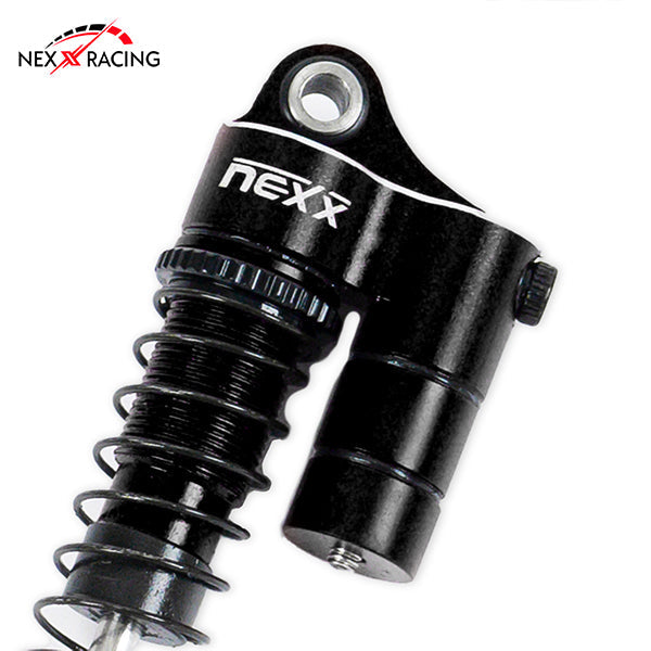 Nexx Racing 59mm Long Reservoir shocks (4pcs) for for 1/18 RC Crawler Redcat Ascent18 - BLACK