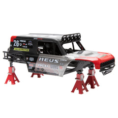 MEUS Racing MB24 Body 5.2in 132MM Axial Shell Body ABS+Nylon Carbon Fiber Frame For 1/24 Axial SCX24 Bronco Deadbolt JLU B-17 C10 - RED - HeliDirect