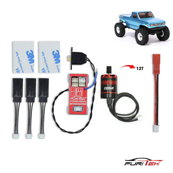 FURITEK TORPEDO RXGT5 BRUSHLESS POWER SYSTEM FOR REDCAT ASCENT-18 INTEGRATION FLYSKY FS-GT5 VERSION