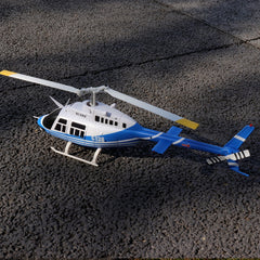 RC ERA 4CH C138 Bell206 Gyro Stabilized Helicopter w/ Optical Sensor Flow and Upgraded Transmitter - RTF (3 servos) - Blue