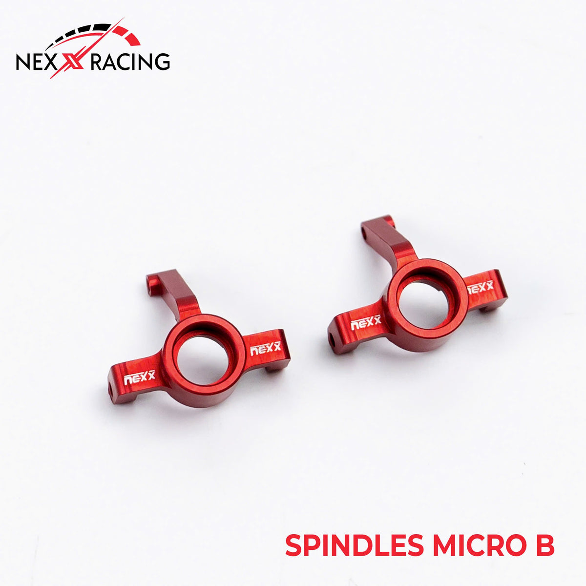 Nexx Racing Aluminum Spindles Micro_B - RED