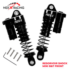 Nexx Racing Front Reservoir shock (2pcs) for Mini-T& Mini-B - BLACK