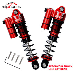 Nexx Racing Rear Reservoir shock (2pcs) for Mini-T& Mini-B - RED