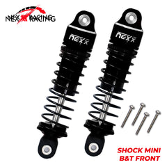 Nexx Racing Front Oil shock (2pcs) for Mini-T& Mini-B - BLACK