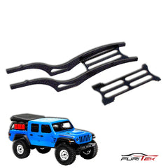 FURITEK SCYTHE CF Rail Frame For SCX24 JEEP GLADIATOR - BLUE - HeliDirect