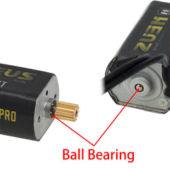 MEUS Racing 180 Brushed Motor 87T Double Ball Bearing with Brass 11T Gear for 1/18 TRX4M - HeliDirect