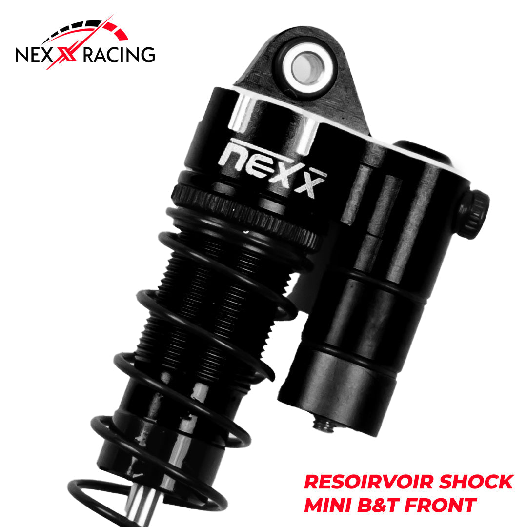 Nexx Racing Front Reservoir shock (2pcs) for Mini-T& Mini-B - BLACK