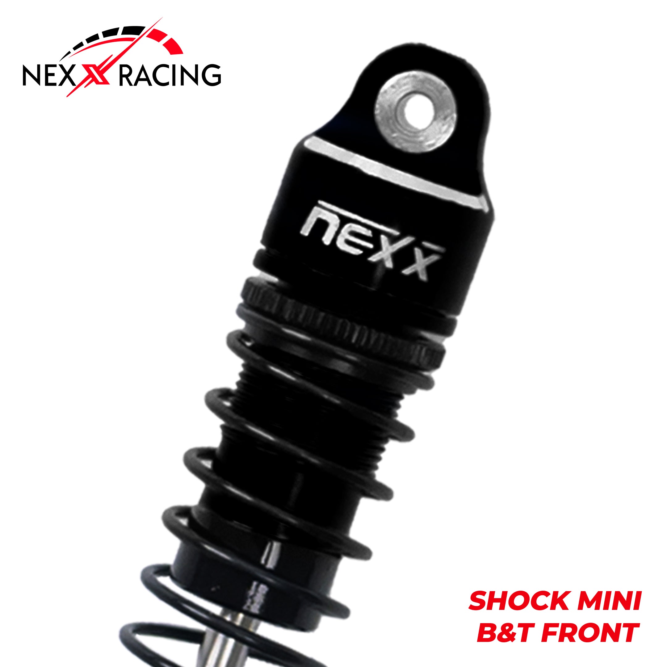 Nexx Racing Front Oil shock (2pcs) for Mini-T& Mini-B - BLACK