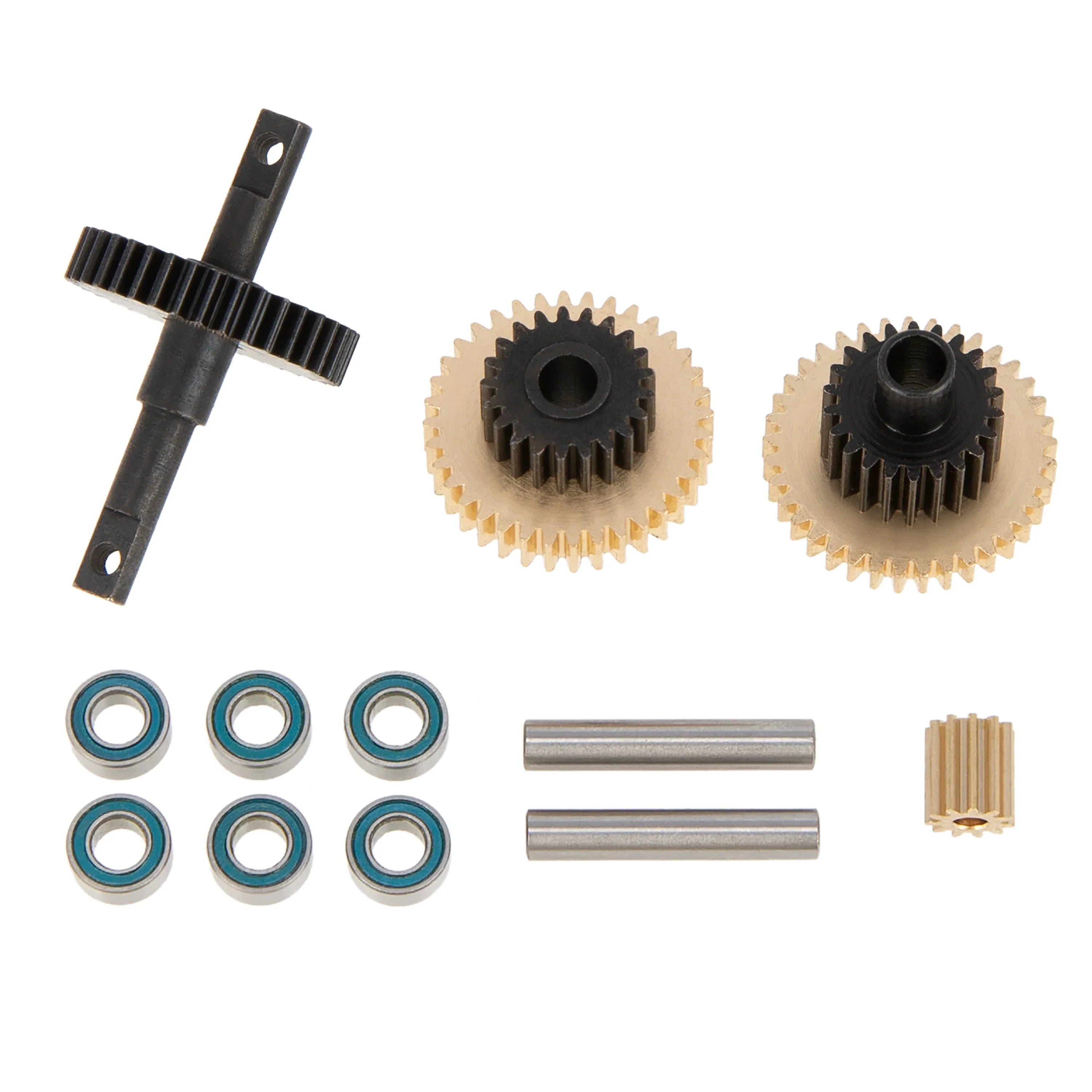 MEUS RACING  Steel Low Range Transmission Gear Set Upgrade Parts for TRX-4M TRX4M Bronco Defender 1/18 RC Crawler Car (9.69:1) - HeliDirect