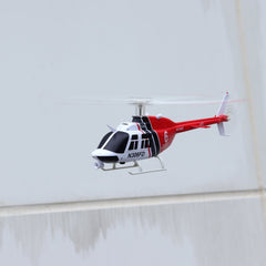 RC ERA 4CH C138 Bell206 Gyro Stabilized Helicopter w/ Optical Sensor Flow and Upgraded Transmitter - RTF (3 servos) - Red