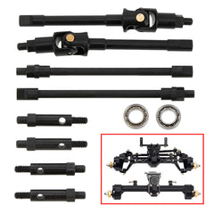 MEUS Racing Universal Joint Drive Shaft Cross Knot CVD Drive Kit for SCX24 MEUS Plastic Portal Axle and Aluminum Portal Axle - HeliDirect