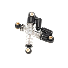 MEUS Racing Remote Control Cars Threaded Shocks for Axial SCX24 AXI00002 1/24 RC Truck Crawlers Parts (Black) - HeliDirect