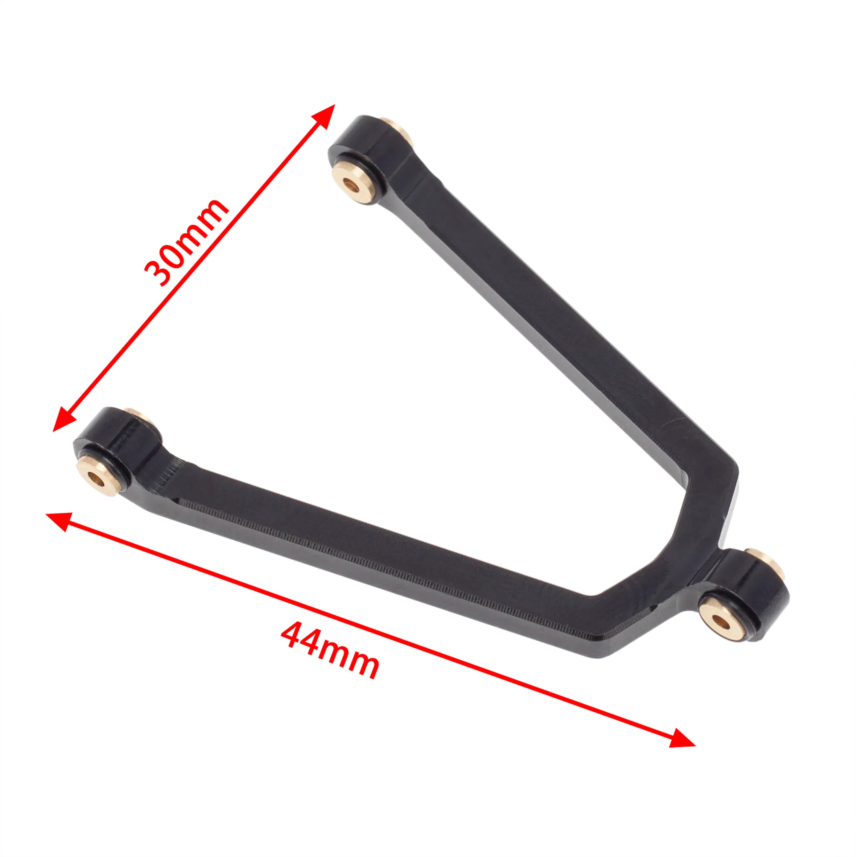 MEUS Racing Aluminum Alloy Link and Steering Rod Kit for Axial SCX24 B-17 C10 Jeep 1/24 RC Car (Black) - HeliDirect