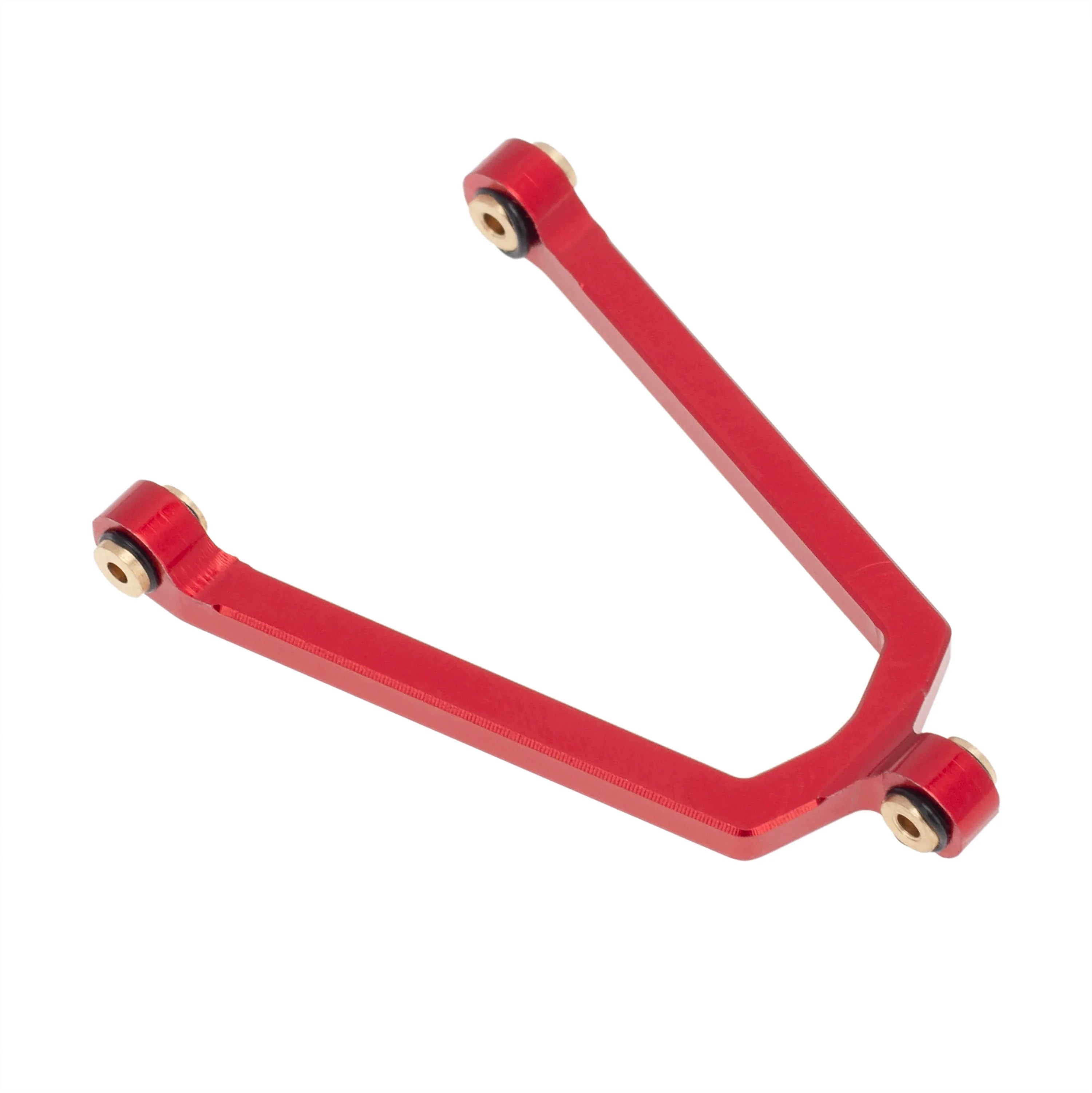 MEUS Racing Aluminum Alloy Link and Steering Rod Kit for Axial SCX24 B-17 C10 Jeep 1/24 RC Car (Red) - HeliDirect