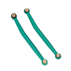 MEUS Racing Aluminum Alloy Link and Steering Rod Kit for Axial SCX24 B-17 C10 Jeep 1/24 RC Car (Green) - HeliDirect