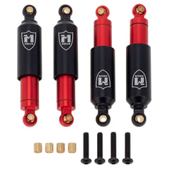 MEUS Racing 60MM Emulation Shocks Built-in Oil Shock for 1/18 TRX4M 4PACK - BLACK - HeliDirect