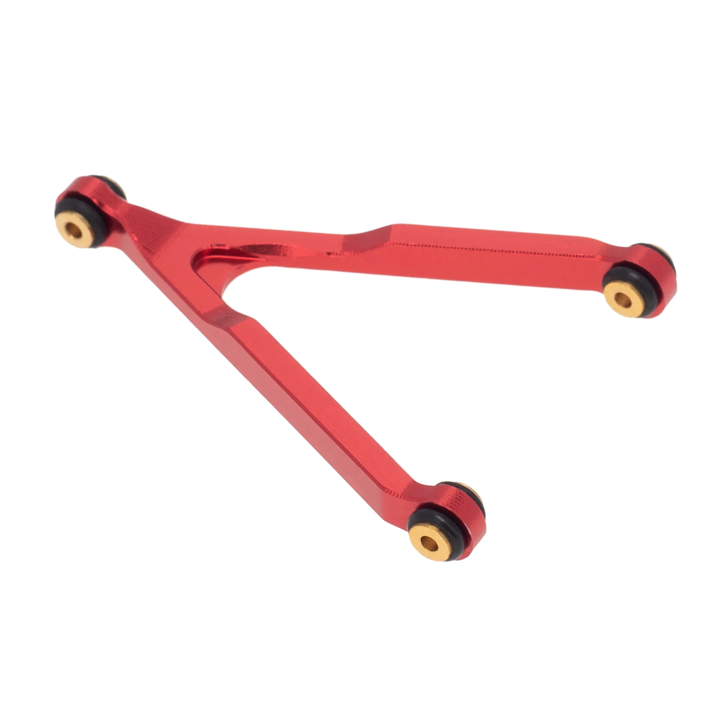 MEUS Racing CNC Aluminum High Clearance Chassis Links for 1/24 RC Crawler Axial SCX24 AXI00001 C10 AXI00002 Jeep JLU Ford Bronco AXI00006 (Red) - HeliDirect