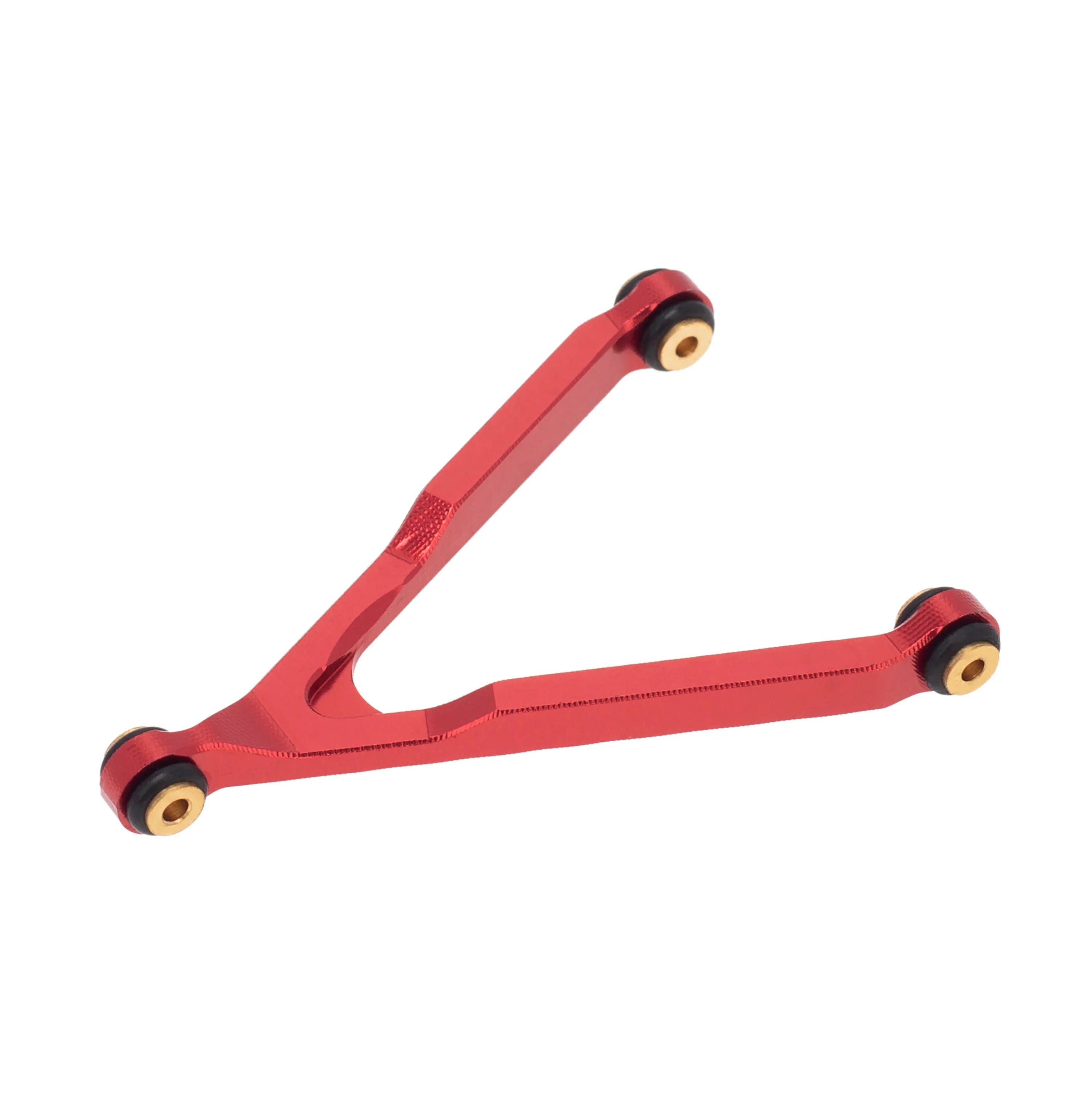 MEUS Racing CNC Aluminum High Clearance Chassis Links for 1/24 RC Crawler Car Axial SCX24 Jeep Gladiator AXI00005 (Red) - HeliDirect