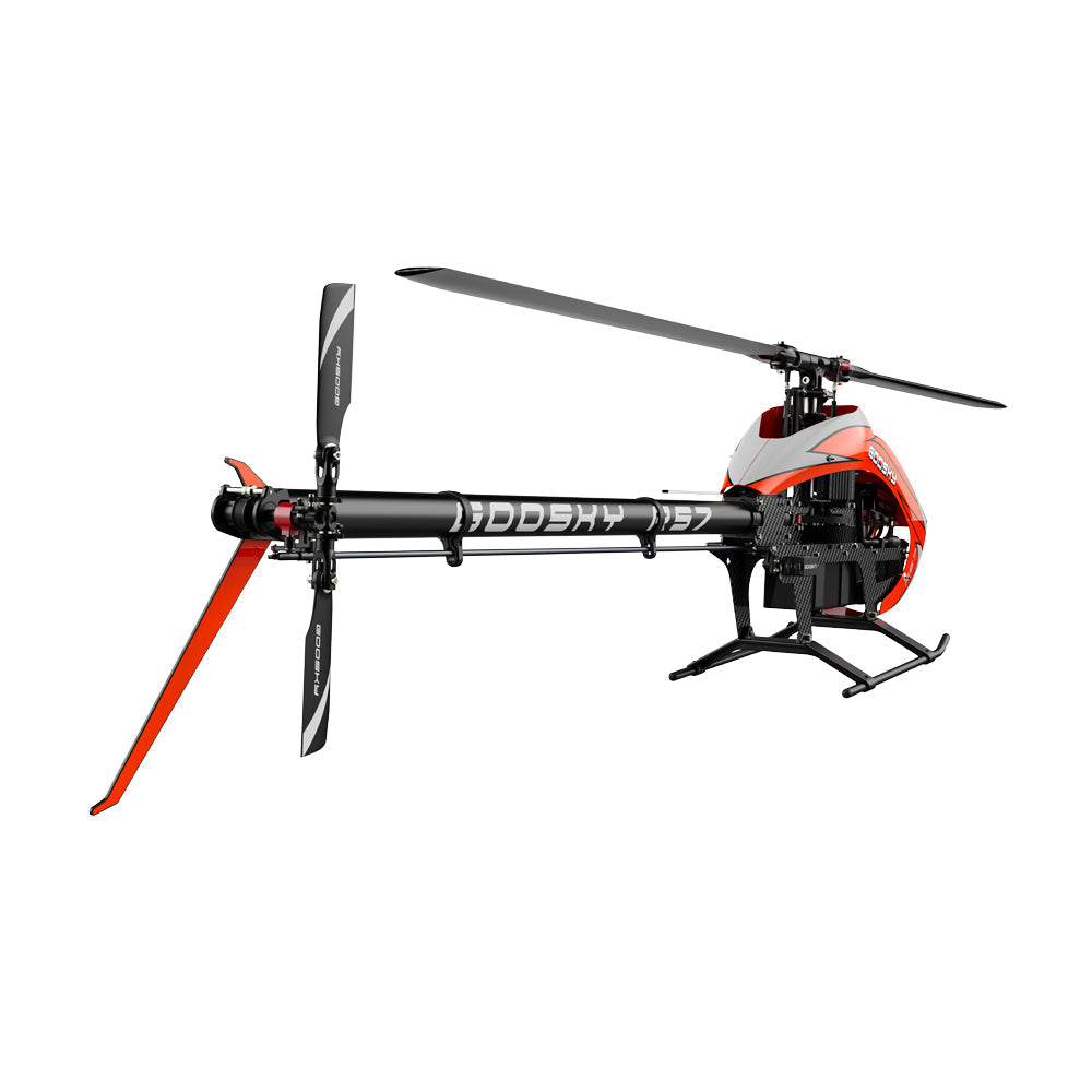 Goosky Legend RS7 Helicopter Kit w/ AZ-700 Main Blade and 105 Tail Blade - Orange