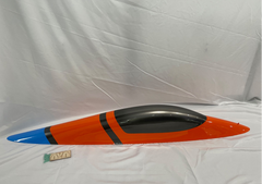 Boomerang Atom Canopy Hatch - Orange Blue - Boomerang RC Jets