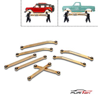 FURITEK Brass High Clearance Links Set For SCX24 BRONCO & C-10 JEEP - HeliDirect