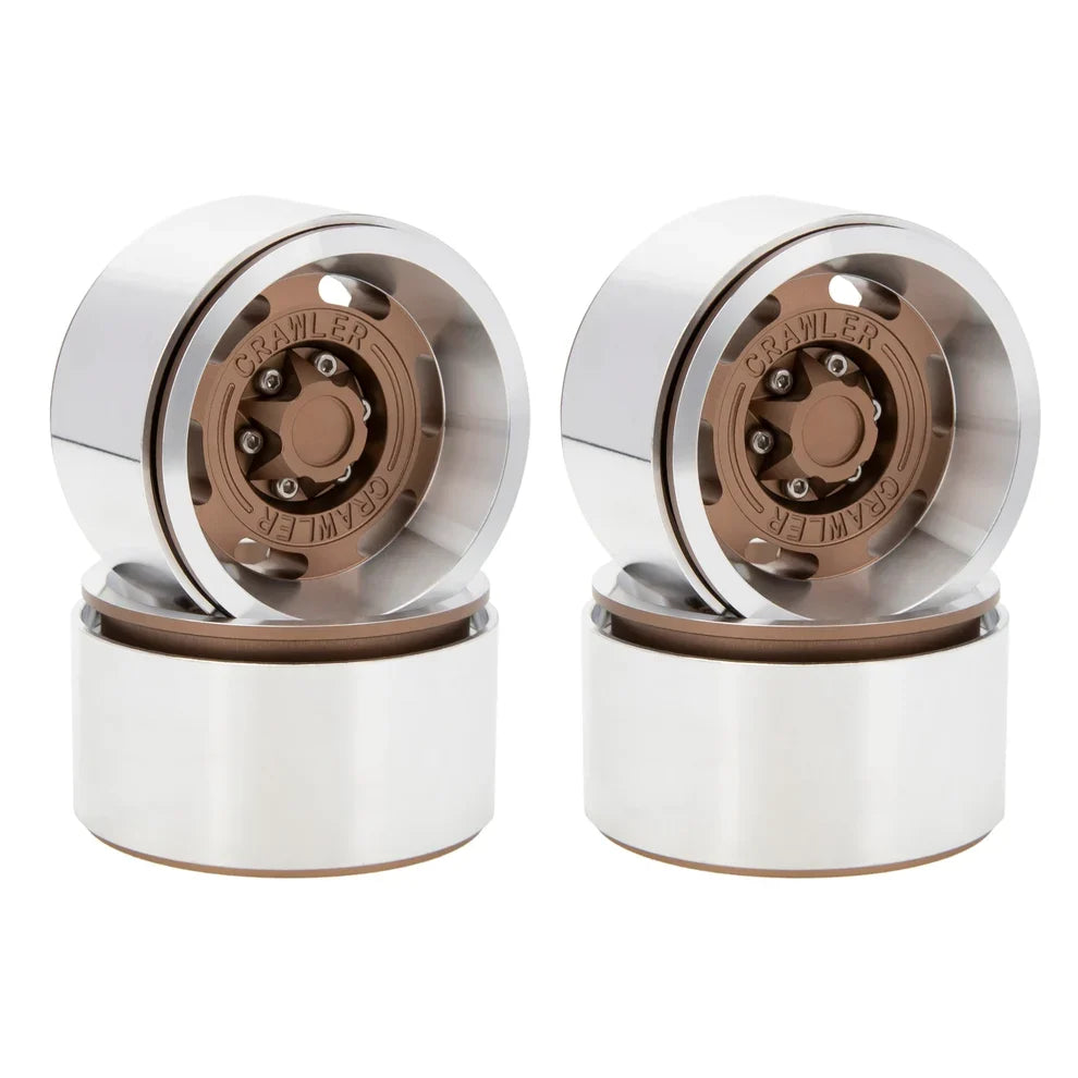 MEUS Racing Aluminum 1.9 Beadlock Wheels for 1/10 TRX4 TRX6 Axial SCX10 I II III Redcat GEN7 GEN8