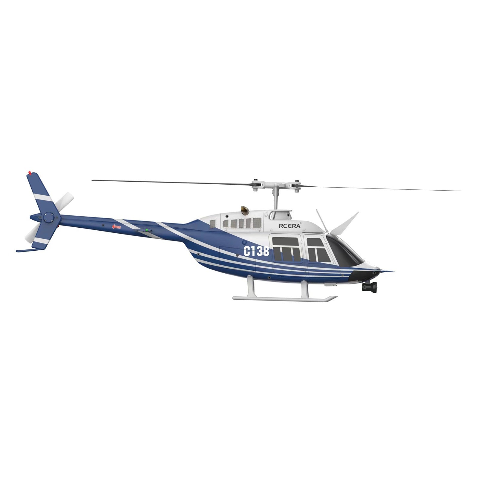 YX 4CH C138 Gyro Stabilized Helicopter - RTF (3 servos) - Blue - HeliDirect