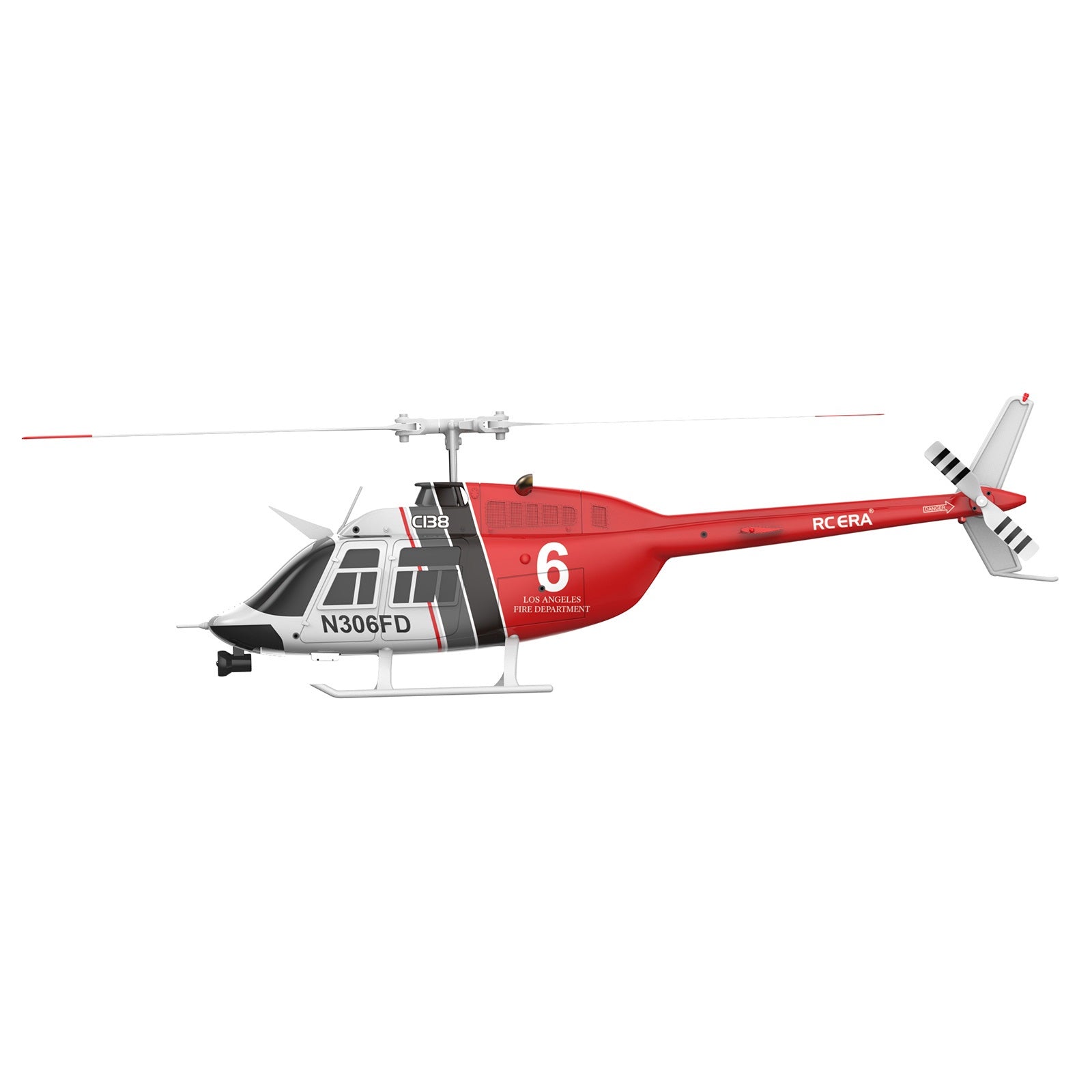 YX 4CH C138 Gyro Stabilized Helicopter - RTF (3 servos) - Red - HeliDirect