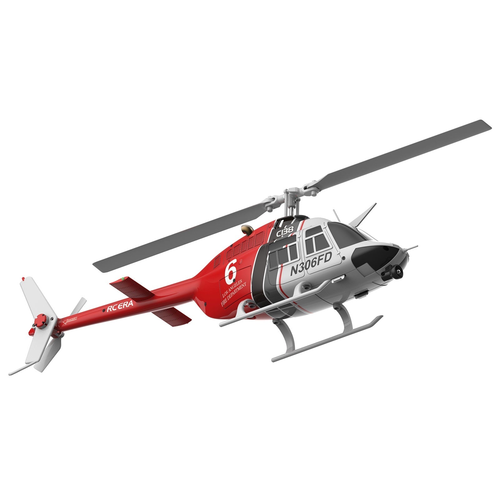 YX 4CH C138 Gyro Stabilized Helicopter - RTF (3 servos) - Red - HeliDirect