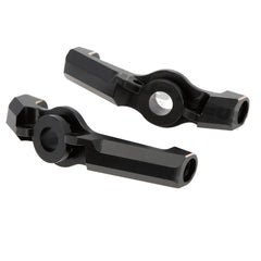 Meus Racing Brass C-Hubs Front Portal Axle For Axial 1/18 UTB18 - BLACK - HeliDirect