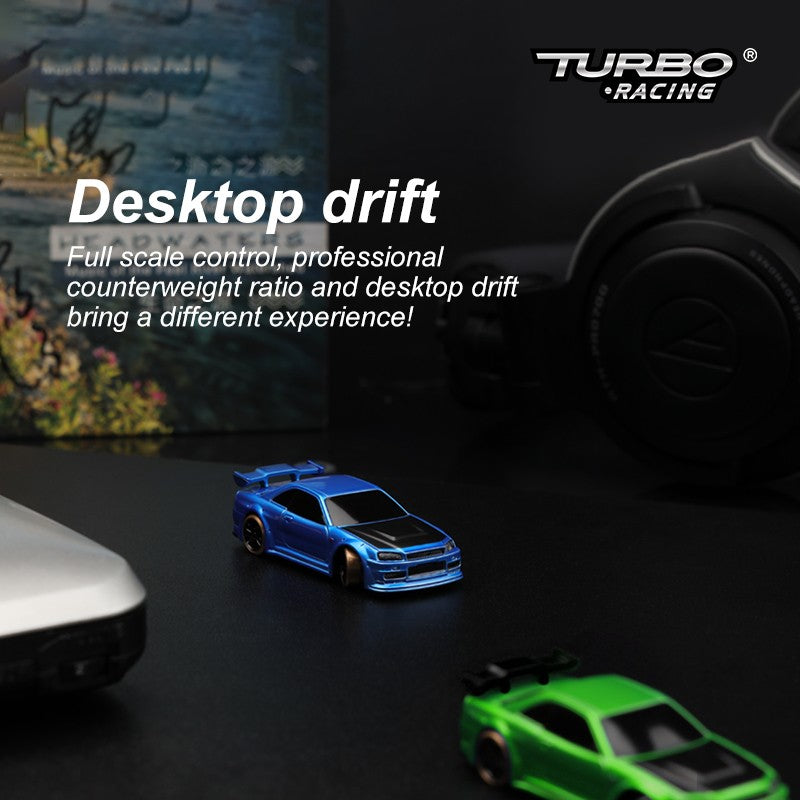 Turbo Racing C64 1:76 Drift Car - BLUE