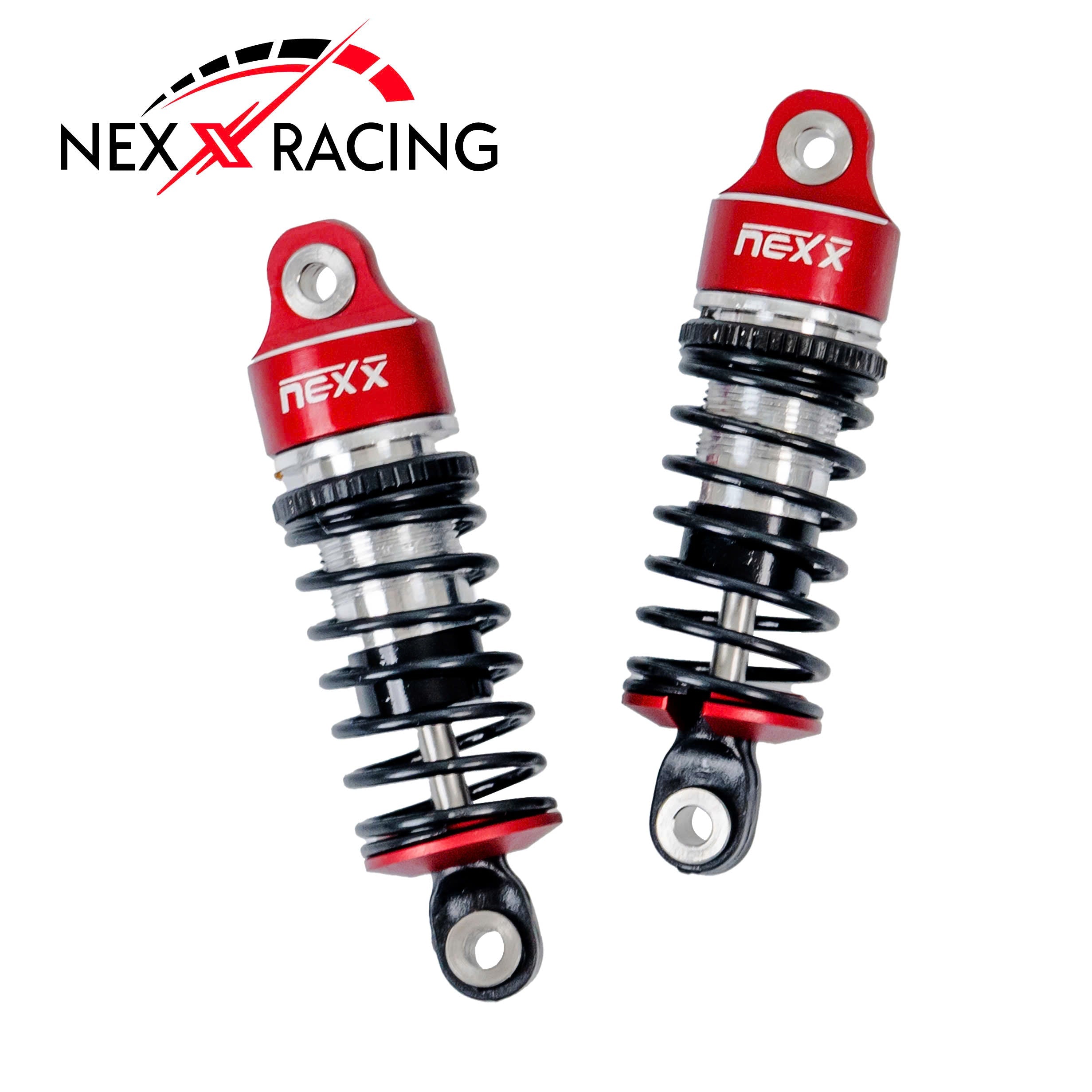 Nexx Racing Oil Shock (4pcs) for Losi 1/12 Nascar - Red