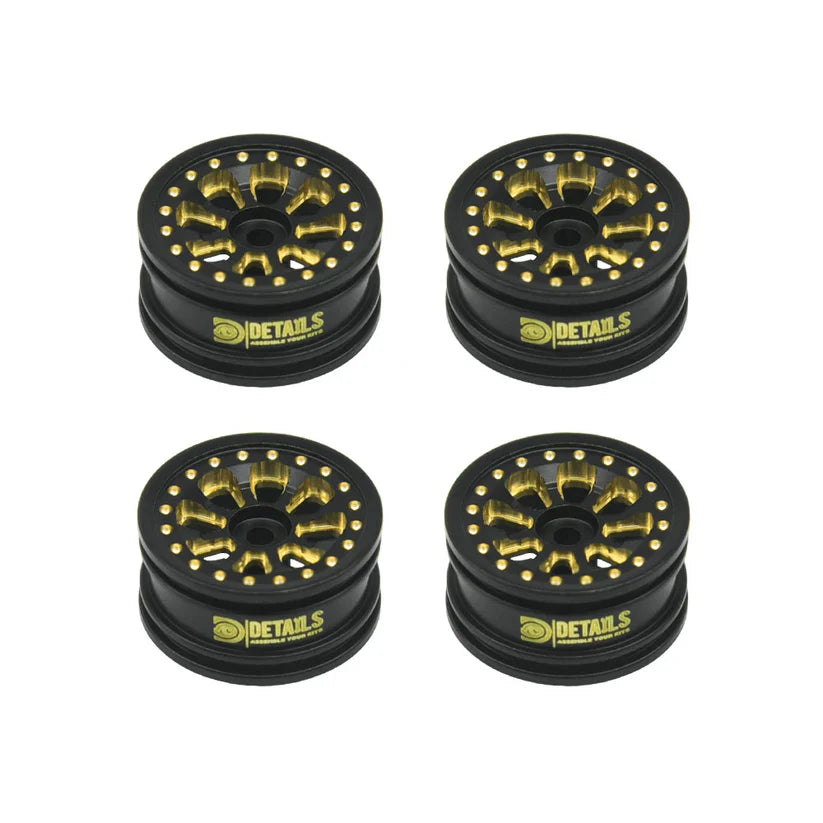 Brass 0.7" Wheel  for SCX30 Cars Upgrade Parts (4pcs/set)