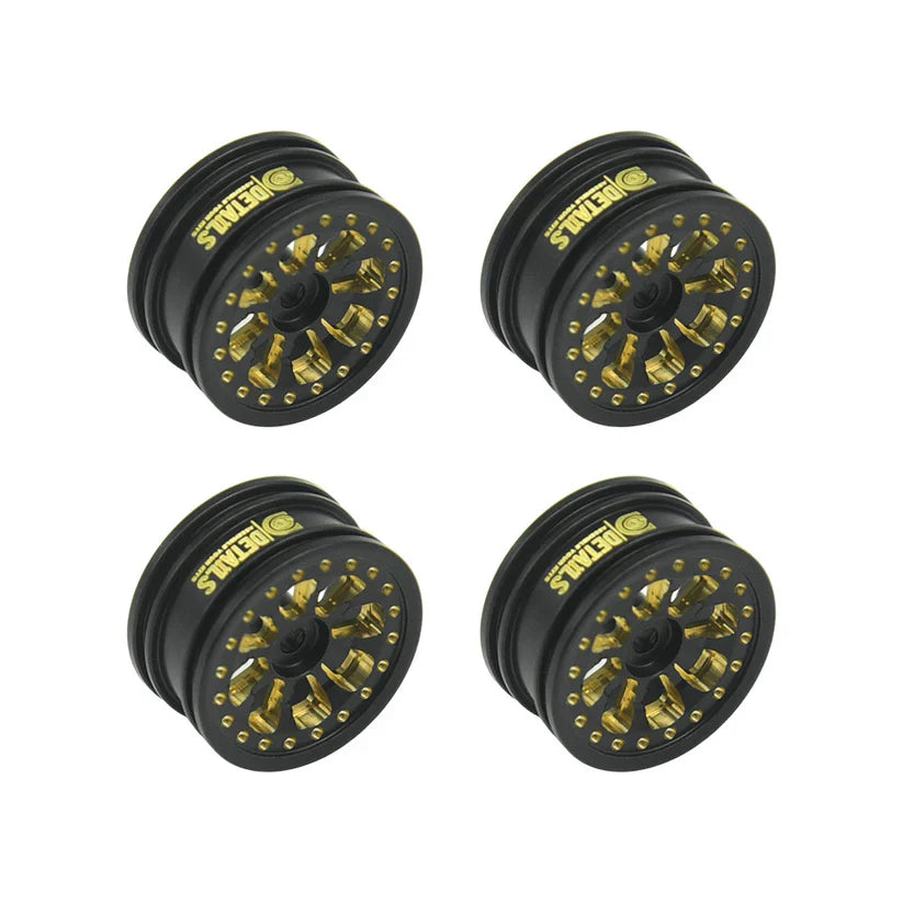 Brass 0.7" Wheel  for SCX30 Cars Upgrade Parts (4pcs/set)