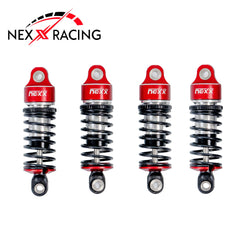 Nexx Racing Oil Shock (4pcs) for Losi 1/12 Nascar - Red