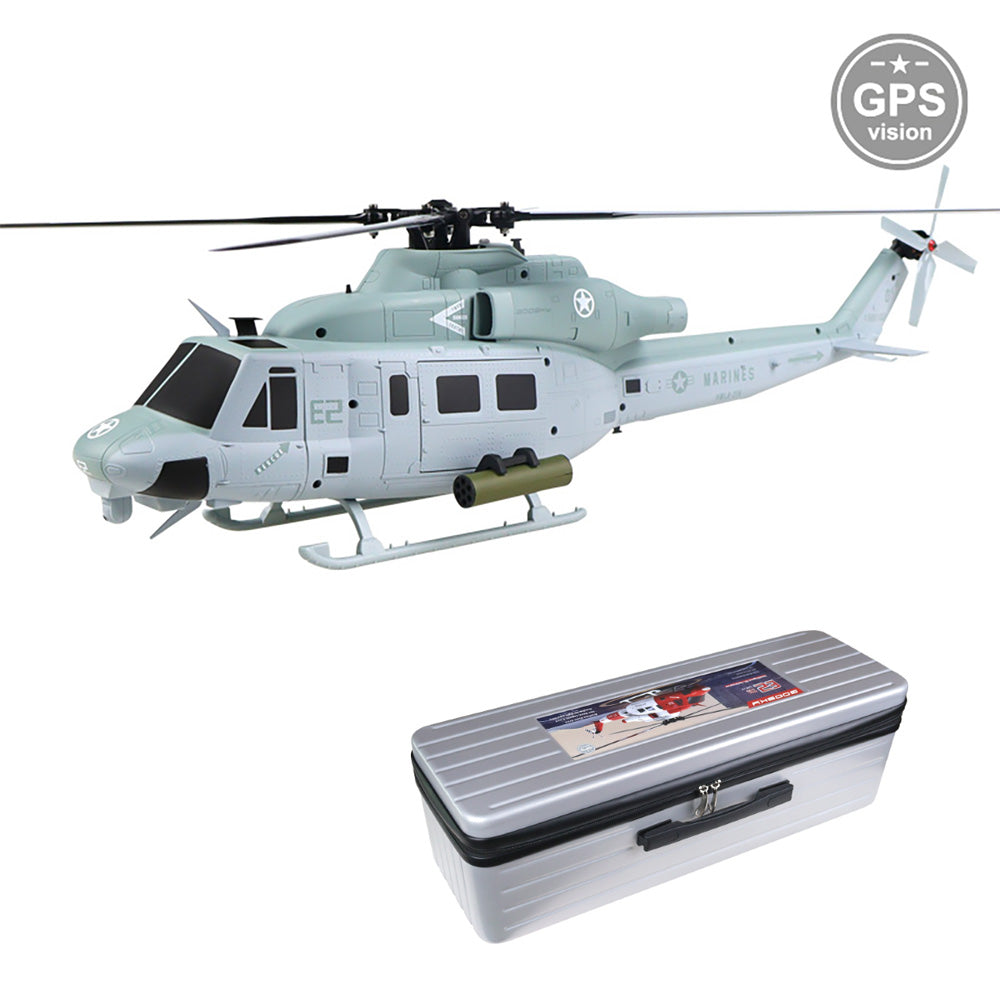 Goosky E2 UH-1Y 1:35 Scale Helicopter with Carrying Case