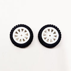 MJX HYPER GO Treaded Tires & Wheels For 14302/14303 (2pcs) - HeliDirect