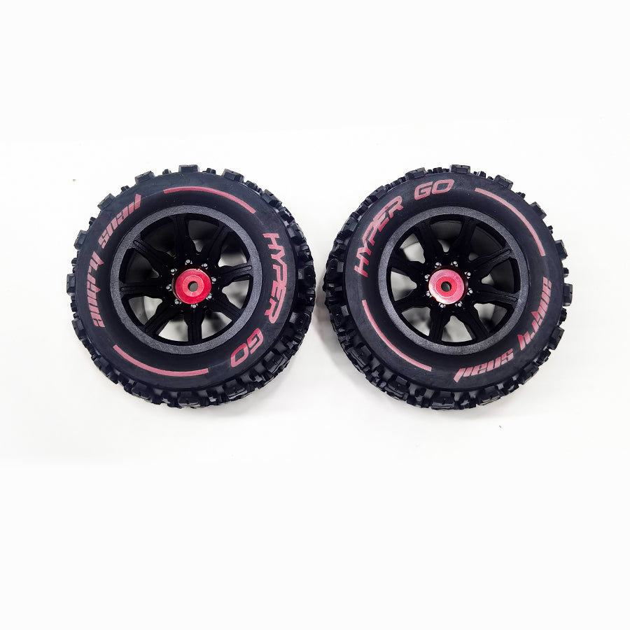 MJX HYPER GO Tires & Wheels For 14210 (2pcs) - HeliDirect