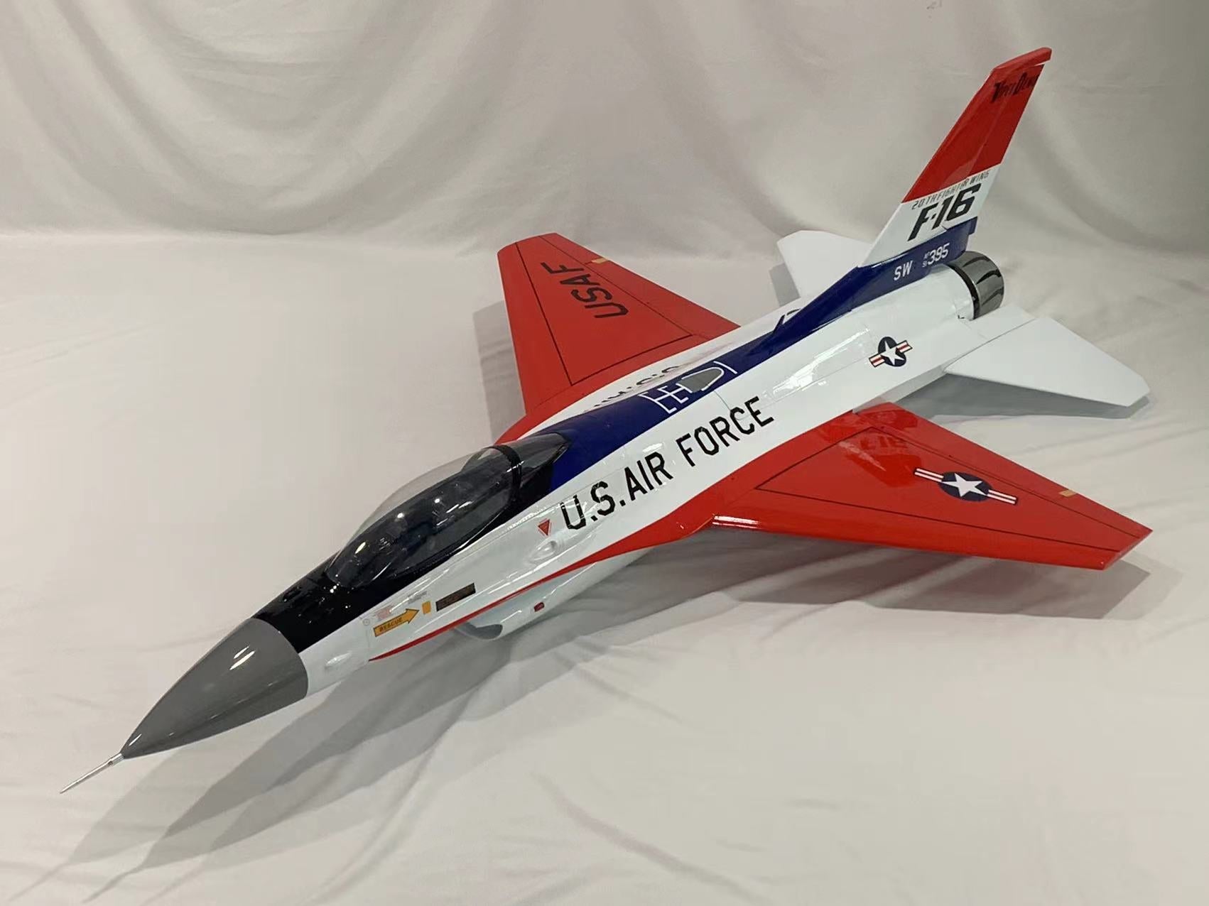 Boomerang F-16 2024 Demo Team Red/ White/ Blue - Boomerang RC Jets