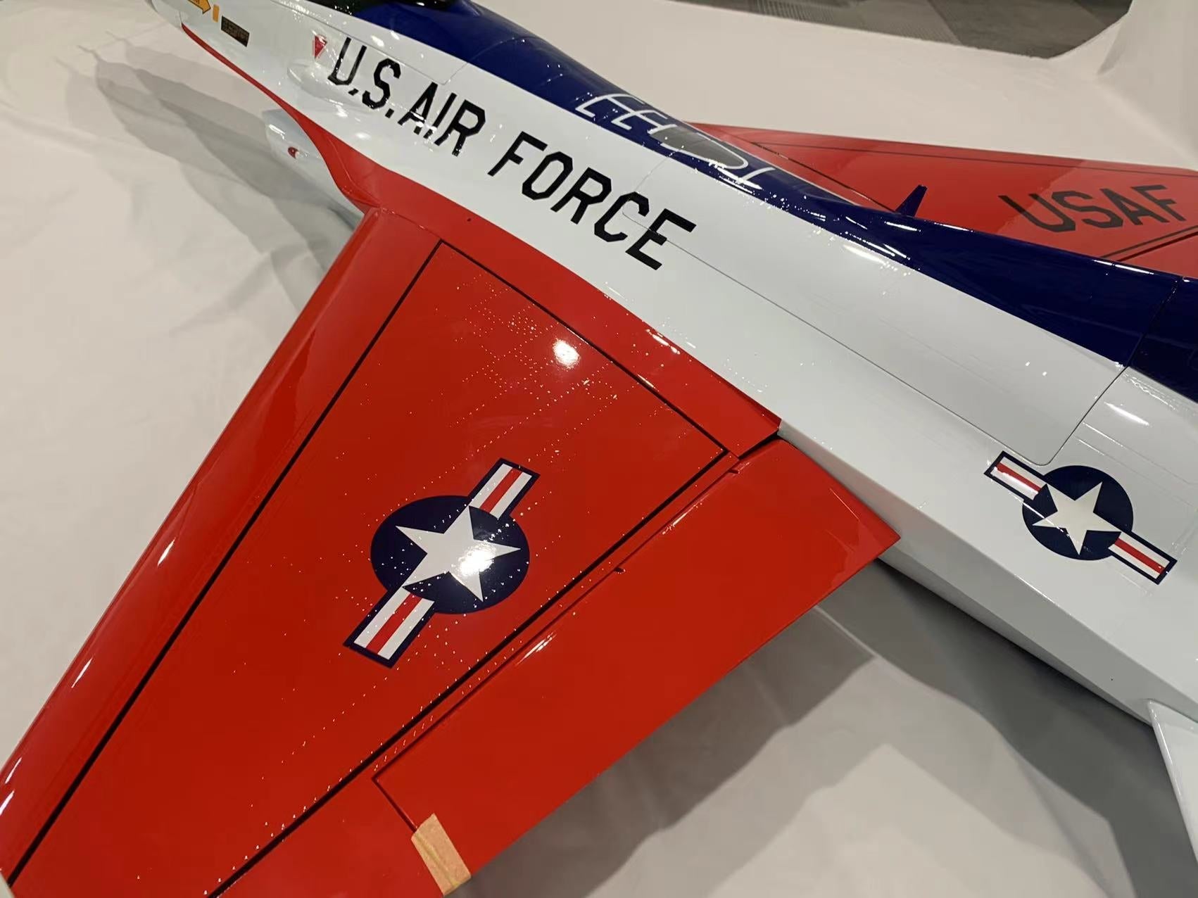 Boomerang F-16 2024 Demo Team Red/ White/ Blue - Boomerang RC Jets