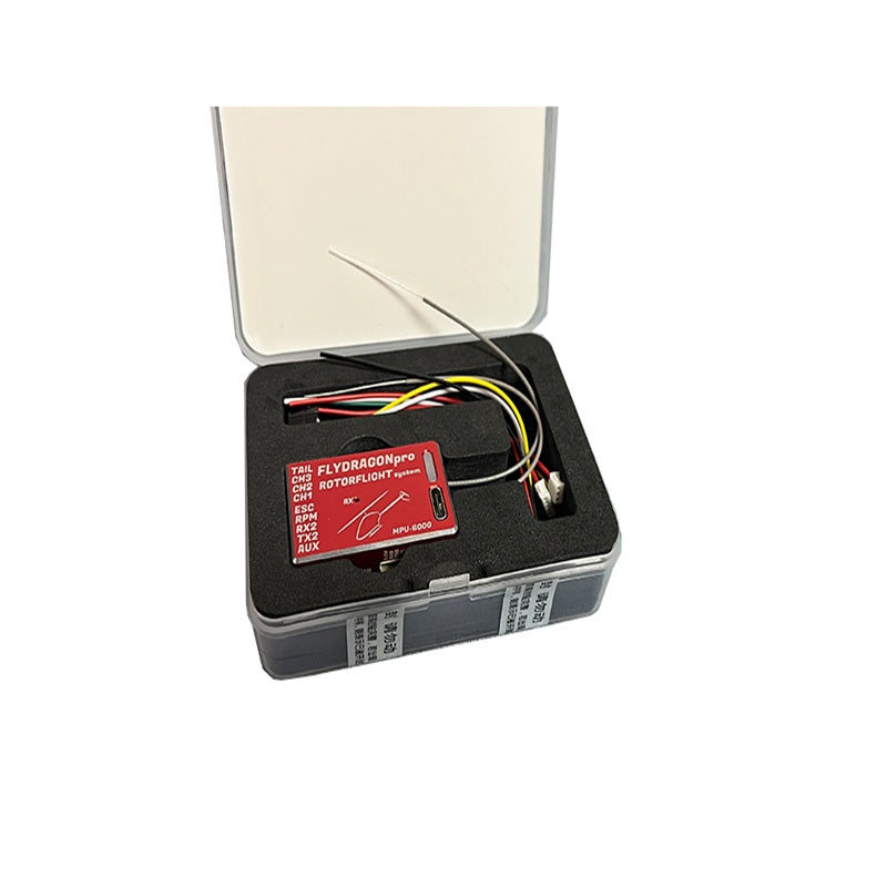 FlyDragonPRO-RotorFlight Flybarless System with Built-in ELRS Receiver - Red