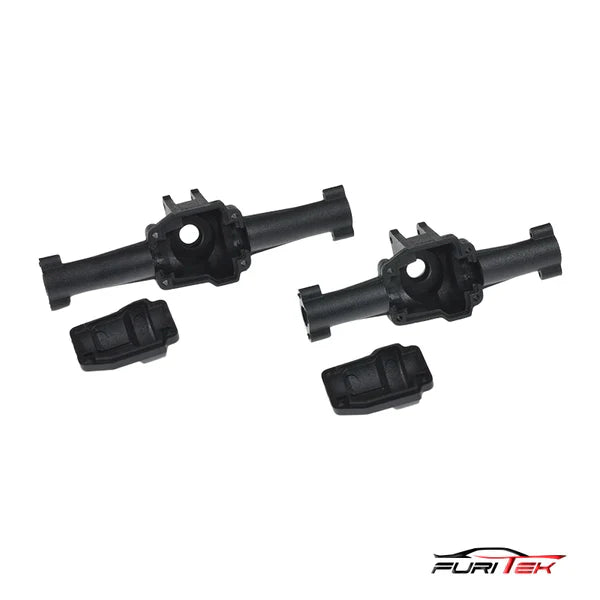 FURITEK PLASTIC FRONT AND REAR AXLE HOUSING SET FOR FURITEK FX118 - HeliDirect