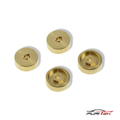 FURITEK BRASS WHEEL HEX 4PCS FOR FURITEK FX118 - HeliDirect