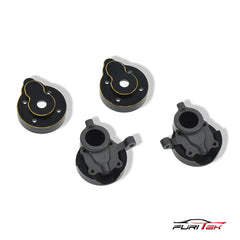 FURITEK BRASS REAR AND FRONT HUB SET COMBO FOR FURITEK FX118 - HeliDirect