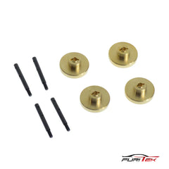 FURITEK EXTENDED AXLE SHAFT 10MM WITH BRASS HEX FOR FURITEK FX118 - HeliDirect