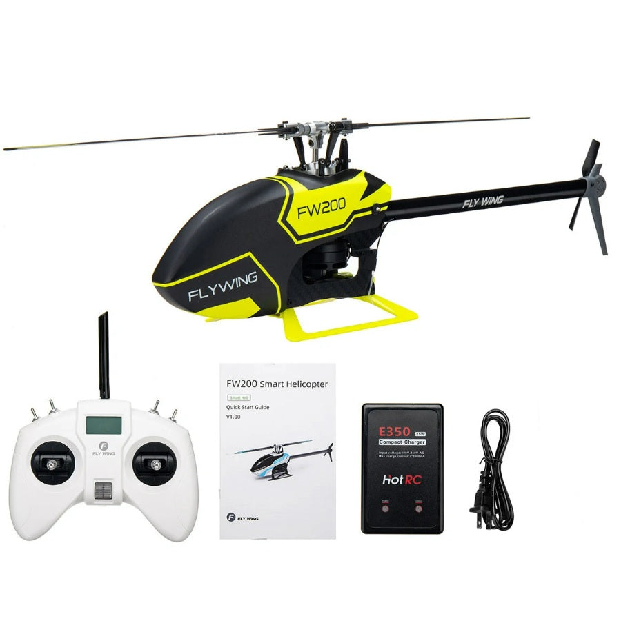 FW200 Helicopter w/ H1 V2 Flight Controller RTF (Yellow) - HeliDirect