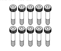 Goosky S2/RS4 Screw Set M2x10mm-L4 - HeliDirect
